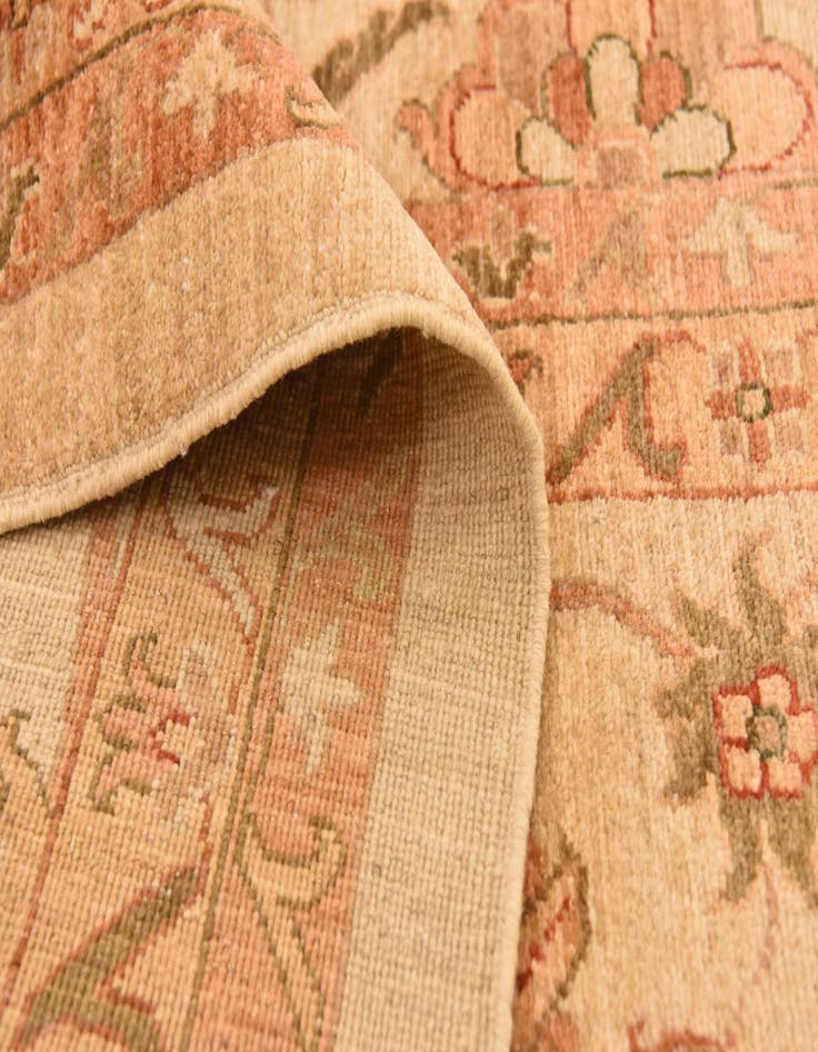 Detail image of  13' 2 x 19' 4  Hand Knotted Peshawar Ziegler Rug