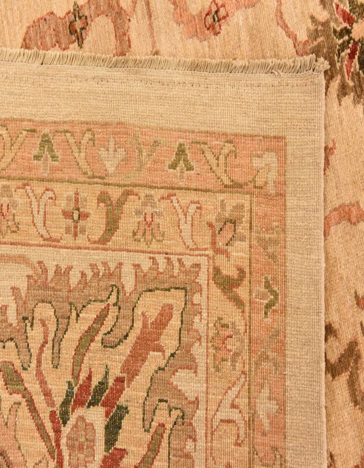 Detail image of  13' 2 x 19' 4  Hand Knotted Peshawar Ziegler Rug