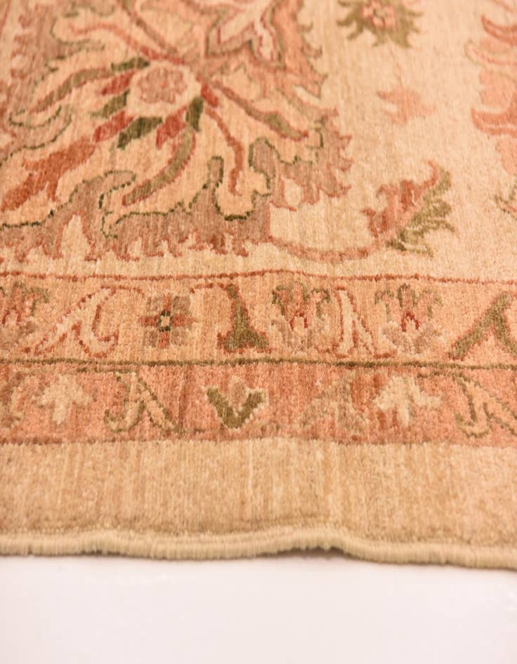 Detail image of  13' 2 x 19' 4  Hand Knotted Peshawar Ziegler Rug