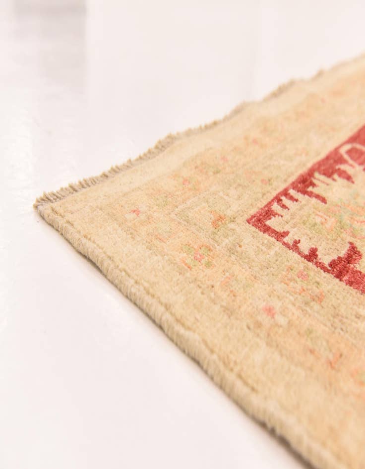 Detail image of  10' x 13' 7  Hand Knotted Peshawar Ziegler Rug