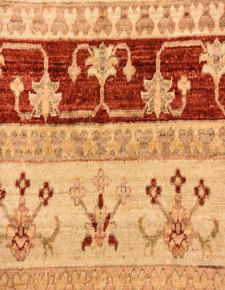 Detail image of  8' 3 x 10' 6  Hand Knotted Peshawar Ziegler Rug
