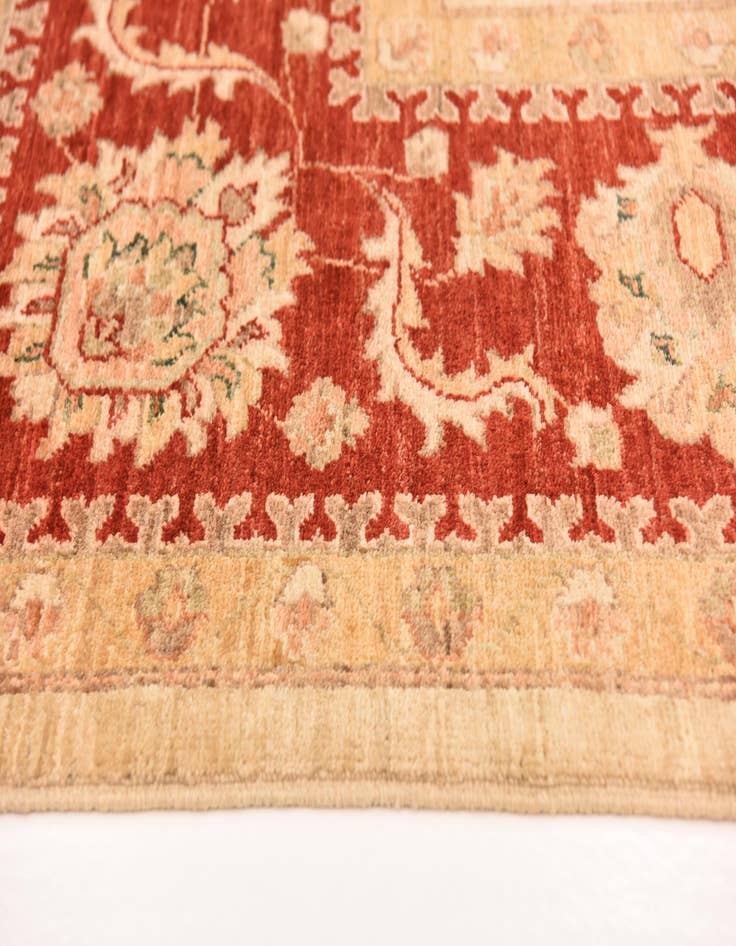 Detail image of  8' x 9' 10  Hand Knotted Peshawar Ziegler Rug