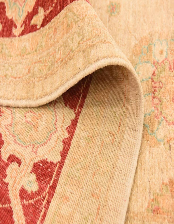 Detail image of  8' 2 x 9' 9  Hand Knotted Peshawar Ziegler Rug