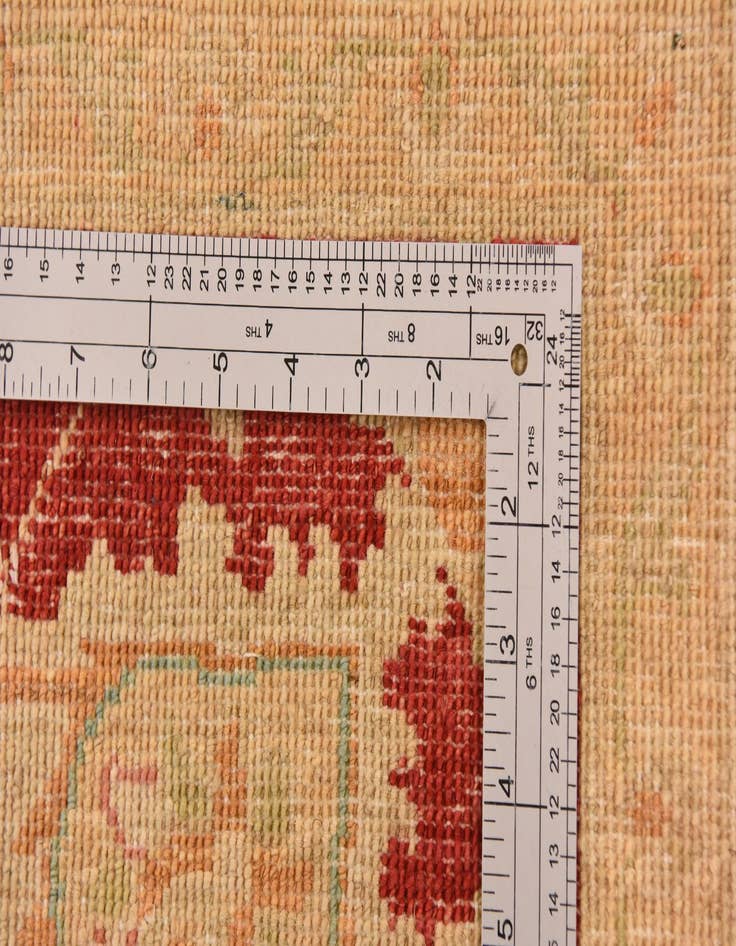 Detail image of  8' 2 x 9' 9  Hand Knotted Peshawar Ziegler Rug