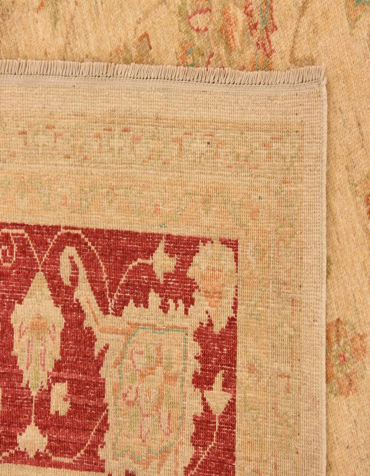 Detail image of  8' 2 x 9' 9  Hand Knotted Peshawar Ziegler Rug