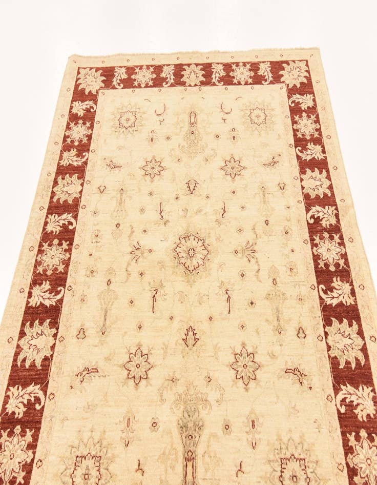 Detail image of  5' x 6' 7  Hand Knotted Peshawar Ziegler Rug