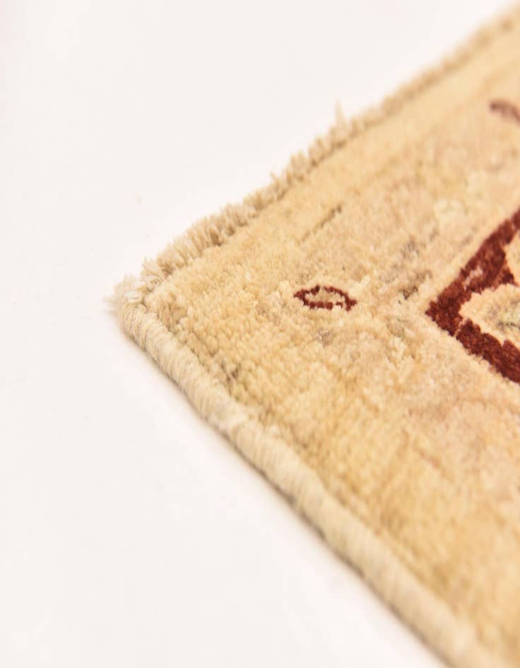 Detail image of  5' x 6' 7  Hand Knotted Peshawar Ziegler Rug