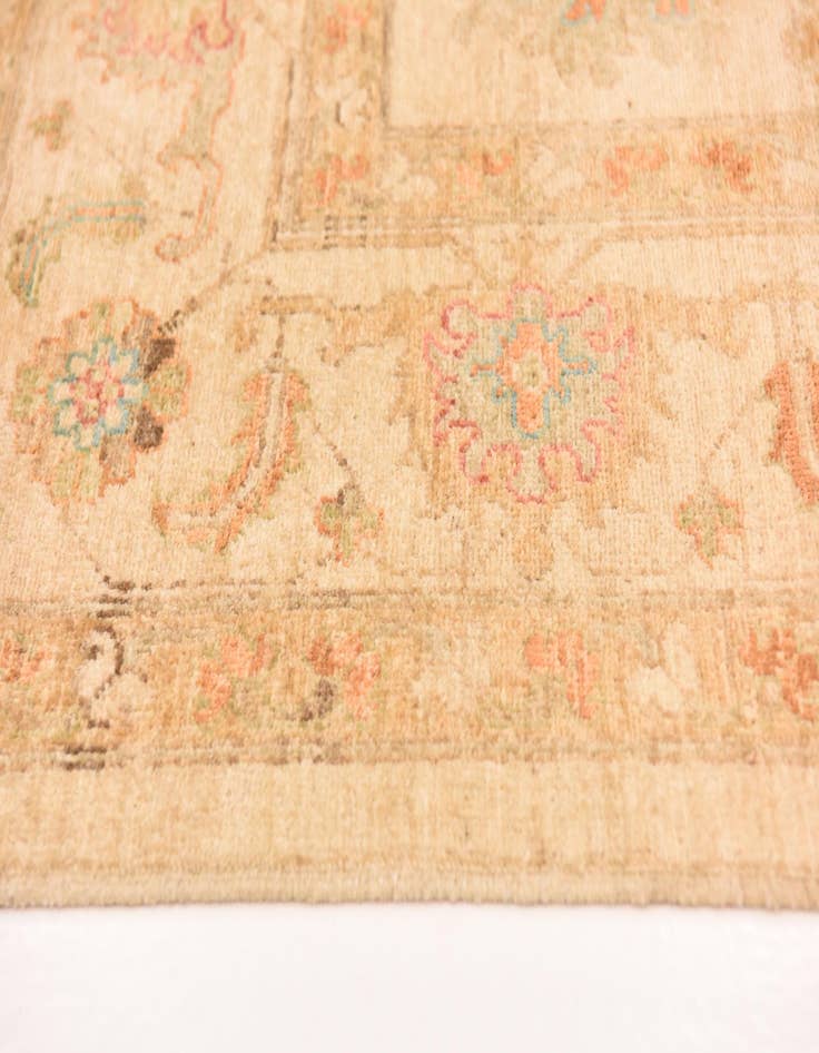 Detail image of  6' 9 x 9' 7  Hand Knotted Peshawar Ziegler Rug