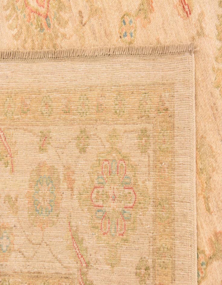 Detail image of  6' 7 x 9' 6  Hand Knotted Peshawar Ziegler Rug
