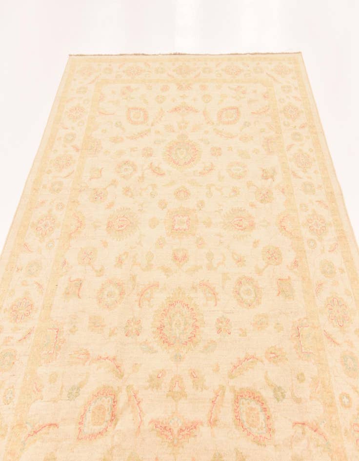 Detail image of  6' 7 x 9' 6  Hand Knotted Peshawar Ziegler Rug