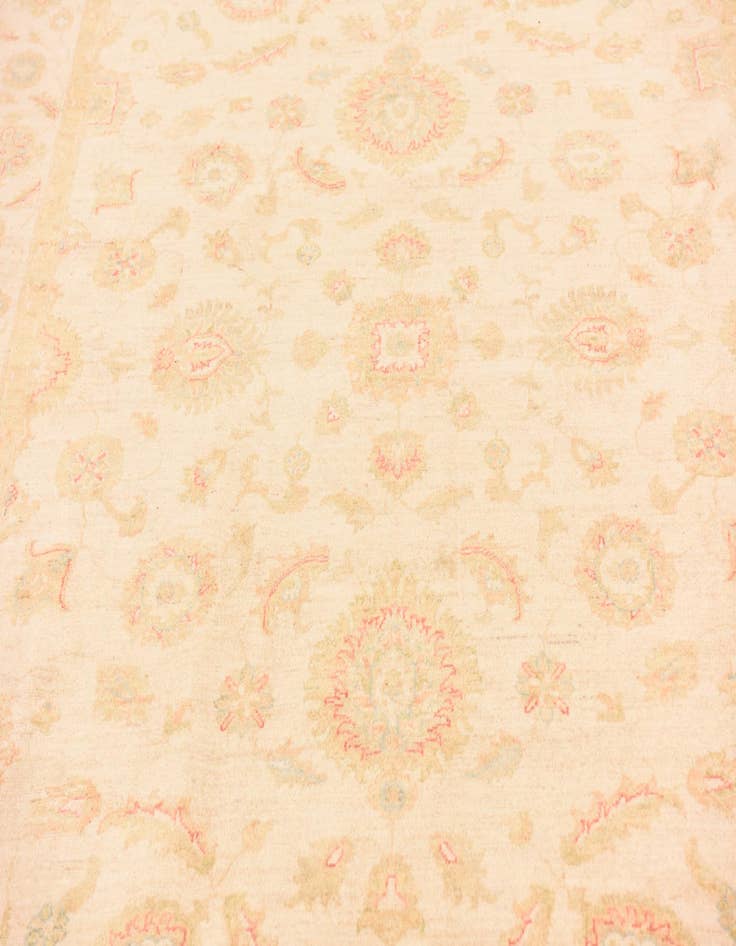 Detail image of  6' 7 x 9' 6  Hand Knotted Peshawar Ziegler Rug