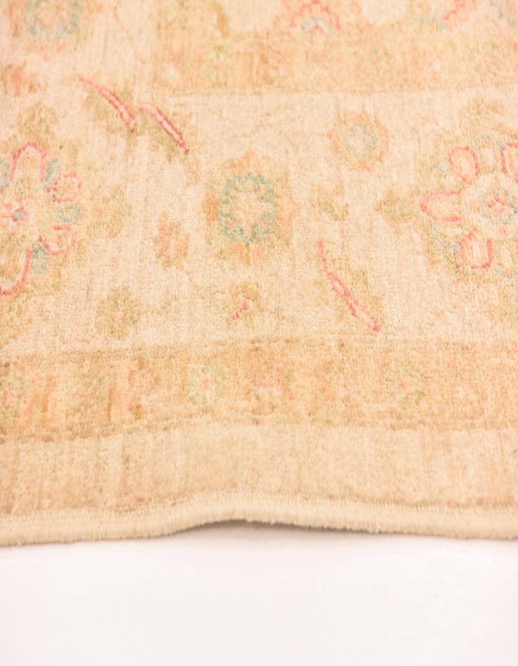 Detail image of  6' 7 x 9' 6  Hand Knotted Peshawar Ziegler Rug