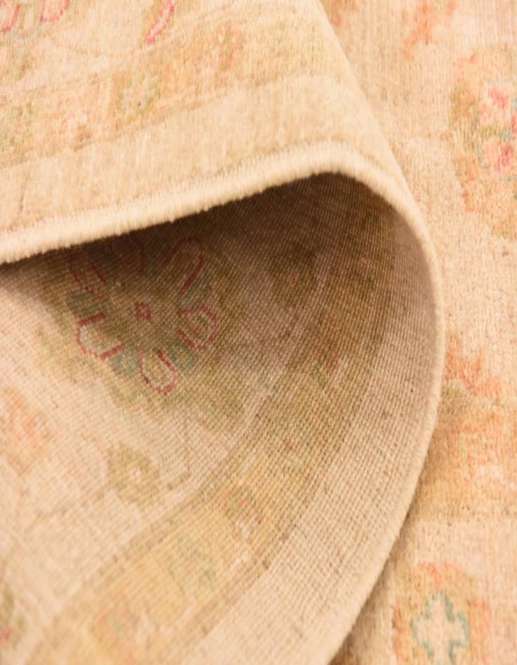 Detail image of  6' 7 x 9' 6  Hand Knotted Peshawar Ziegler Rug