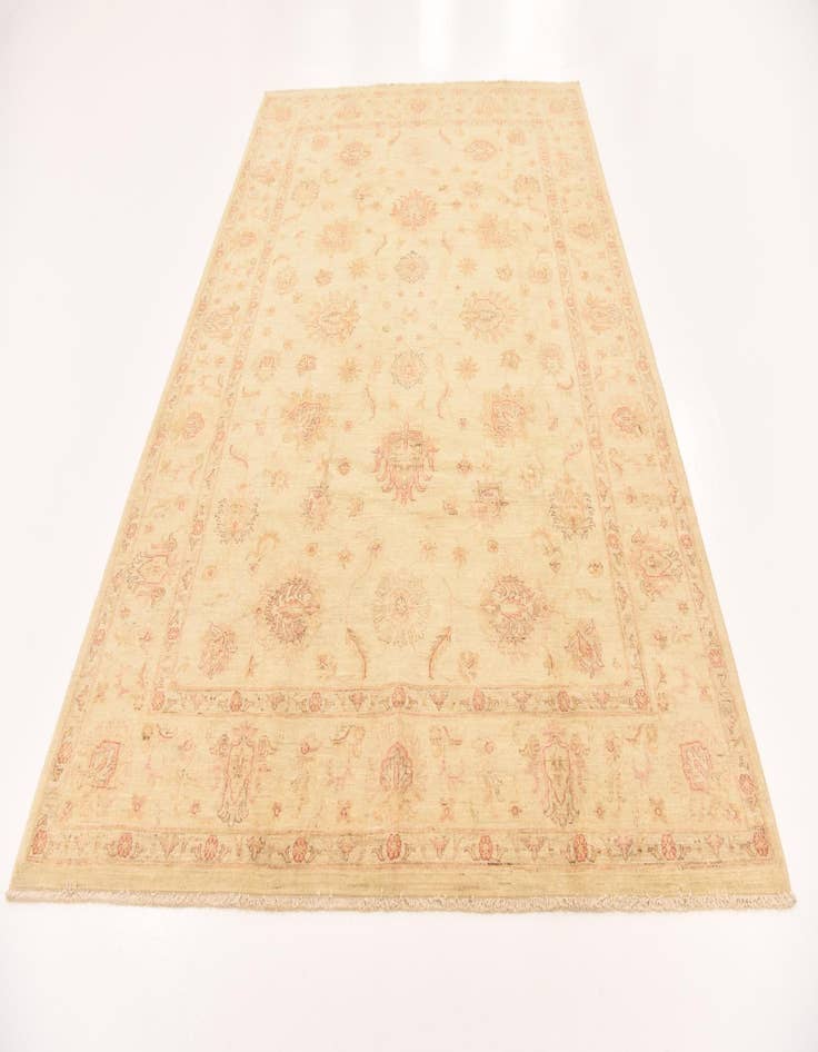 Detail image of  6' 8 x 9' 8  Hand Knotted Peshawar Ziegler Rug