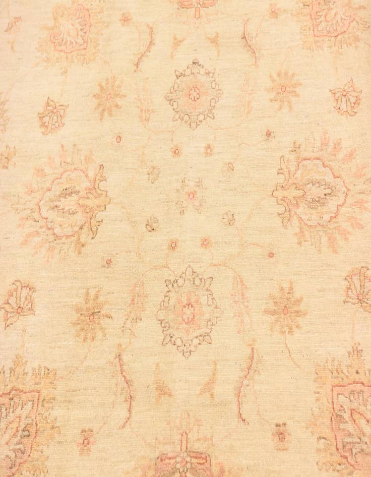 Detail image of  6' 8 x 9' 8  Hand Knotted Peshawar Ziegler Rug