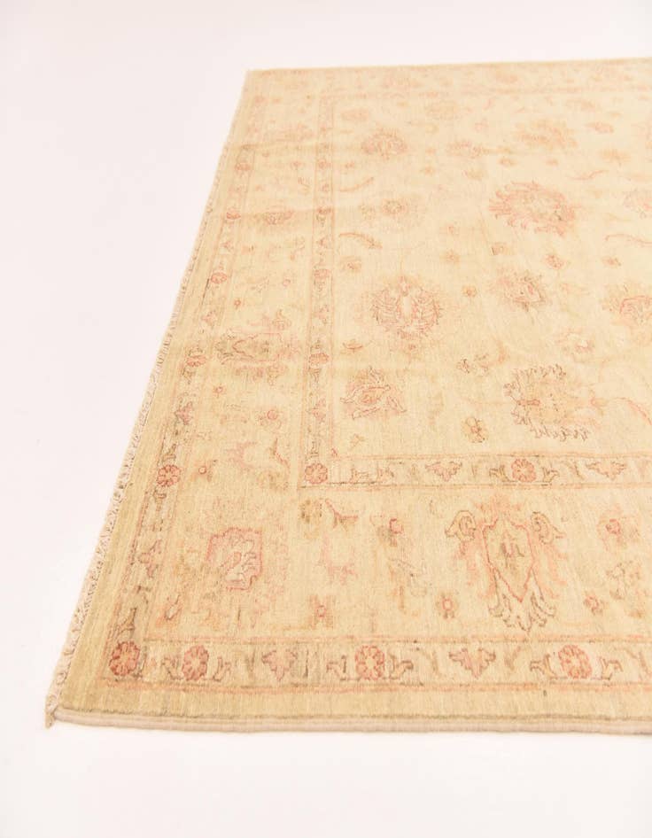 Detail image of  6' 8 x 9' 8  Hand Knotted Peshawar Ziegler Rug