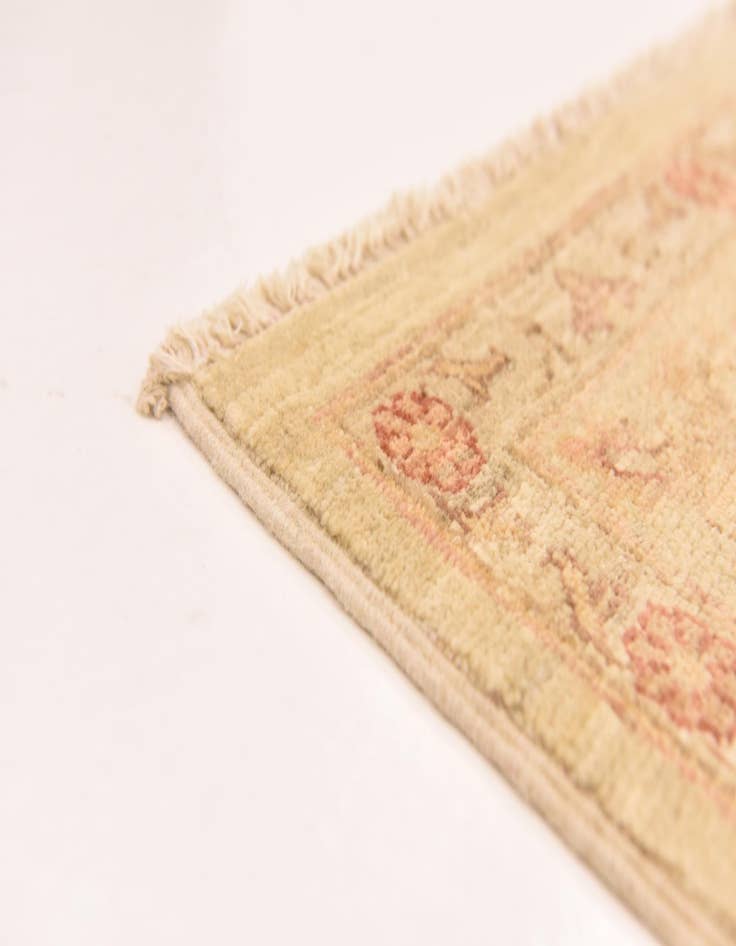 Detail image of  6' 8 x 9' 8  Hand Knotted Peshawar Ziegler Rug