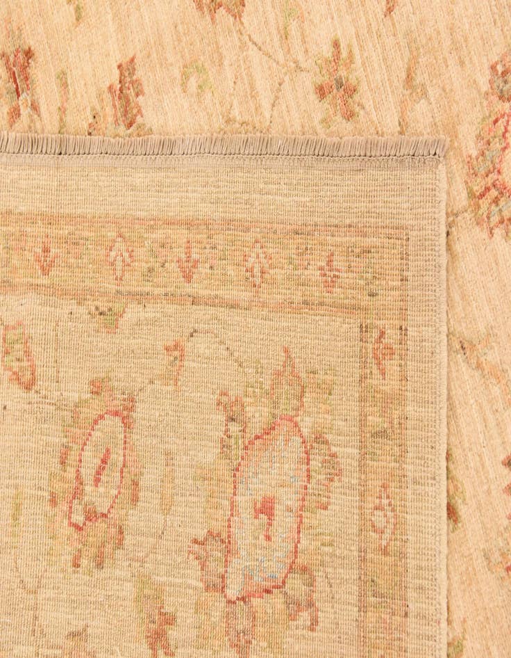 Detail image of  6' 8 x 9' 6  Hand Knotted Peshawar Ziegler Rug