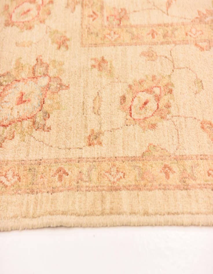 Detail image of  6' 8 x 9' 6  Hand Knotted Peshawar Ziegler Rug