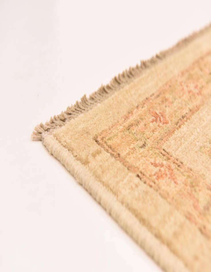 Detail image of  6' 8 x 9' 6  Hand Knotted Peshawar Ziegler Rug