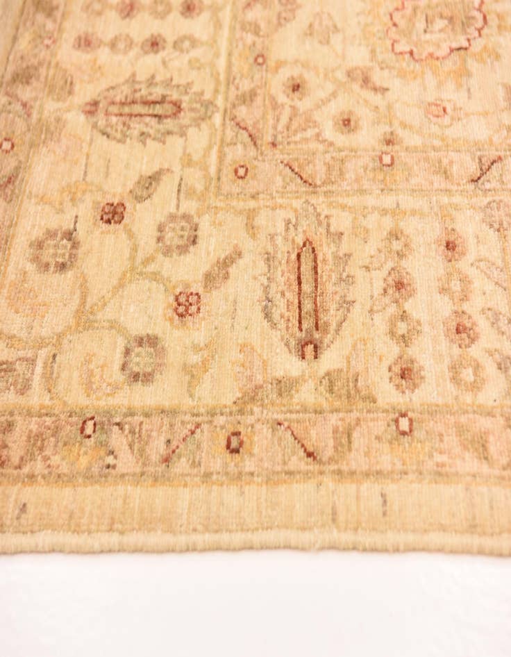 Detail image of  6' 1 x 9' 1  Hand Knotted Peshawar Ziegler Rug