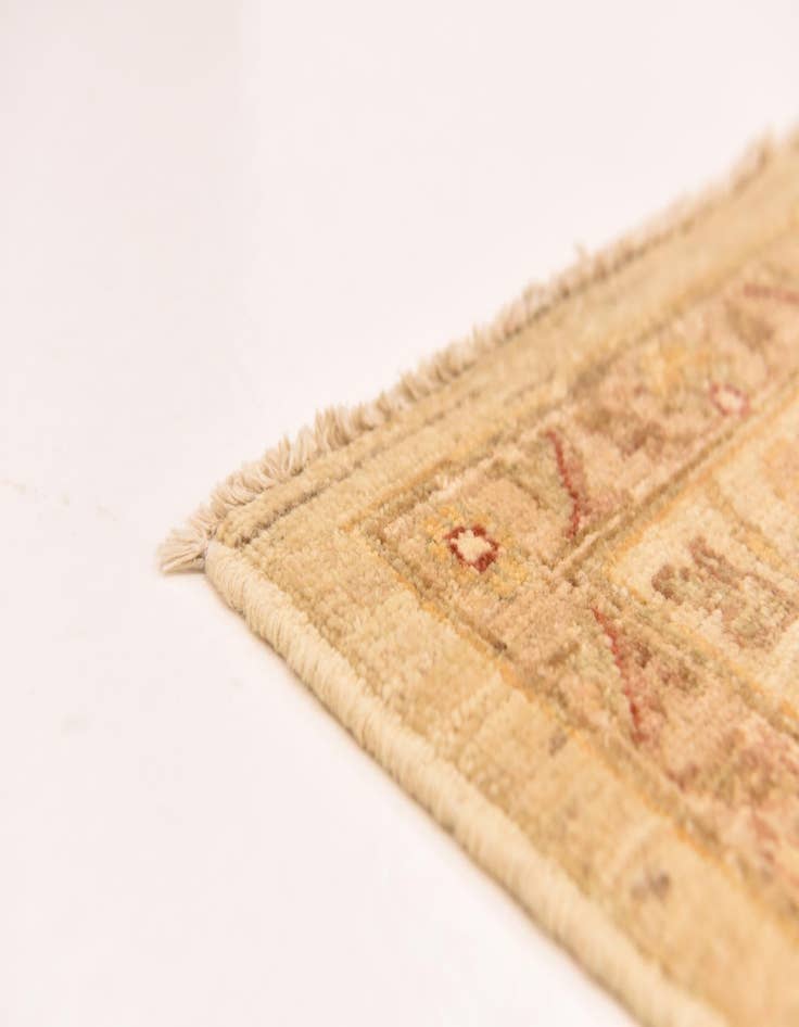 Detail image of  6' 1 x 9' 1  Hand Knotted Peshawar Ziegler Rug