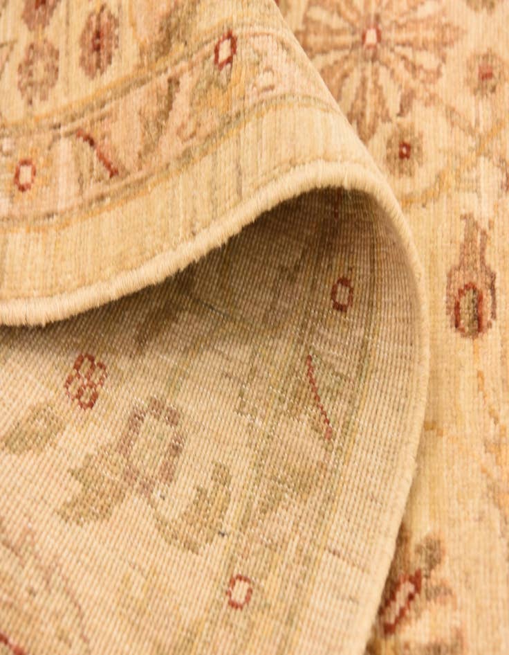 Detail image of  6' 1 x 9' 1  Hand Knotted Peshawar Ziegler Rug