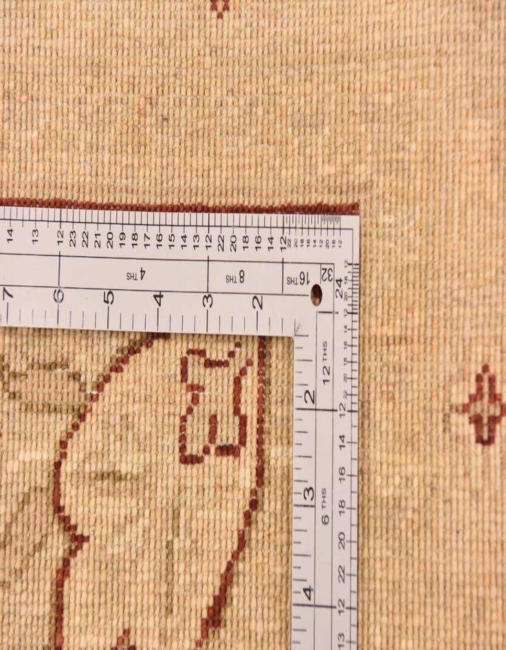 Detail image of  7' 2 x 9' 8  Hand Knotted Peshawar Ziegler Rug