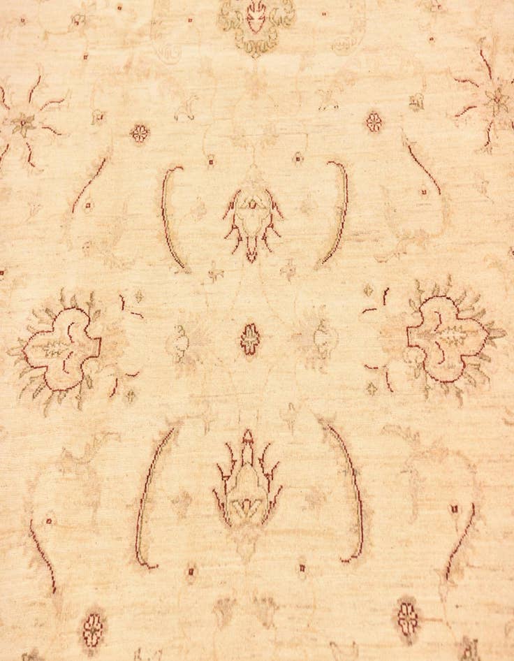 Detail image of  7' 2 x 9' 8  Hand Knotted Peshawar Ziegler Rug