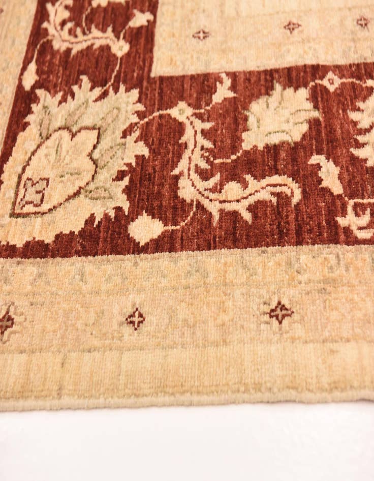 Detail image of  7' 2 x 9' 8  Hand Knotted Peshawar Ziegler Rug