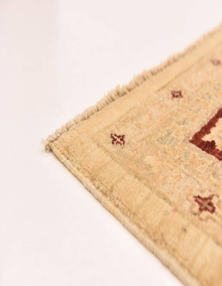 Detail image of  7' 2 x 9' 8  Hand Knotted Peshawar Ziegler Rug