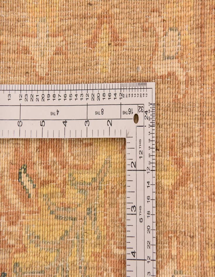 Detail image of  8' 2 x 10' 3  Hand Knotted Peshawar Ziegler Rug