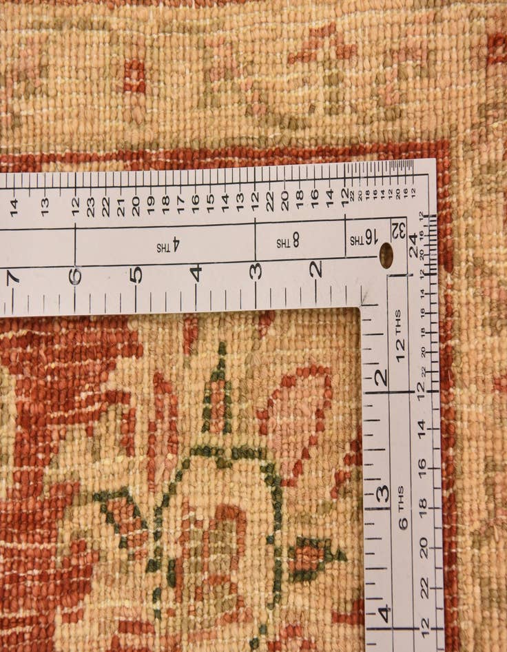 Detail image of  5' 2 x 6' 7  Hand Knotted Peshawar Ziegler Rug