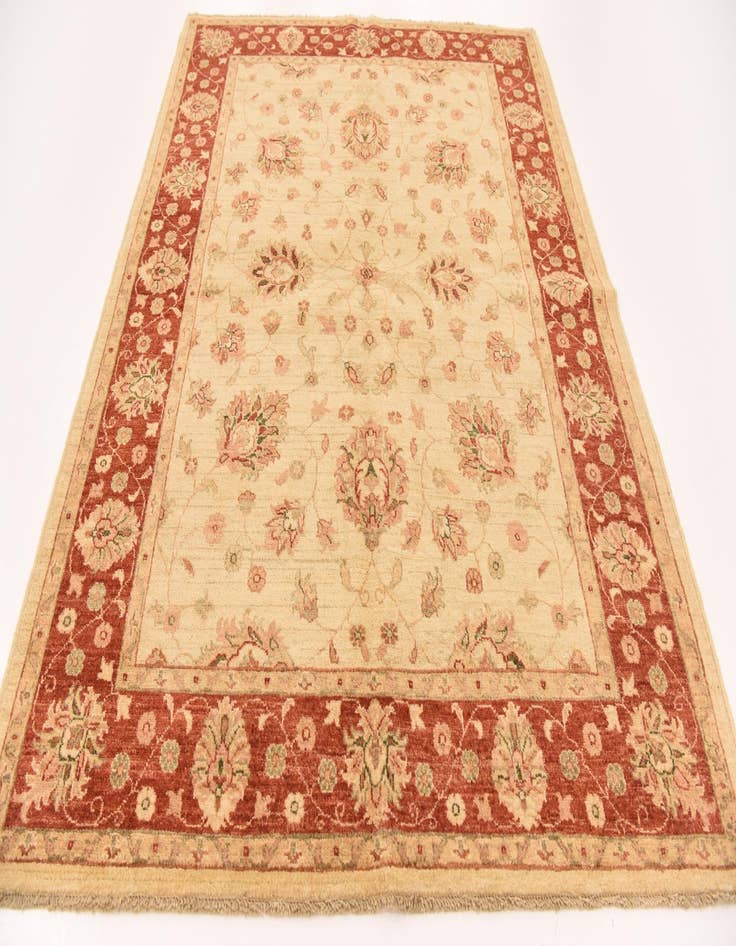 Detail image of  5' 2 x 6' 7  Hand Knotted Peshawar Ziegler Rug