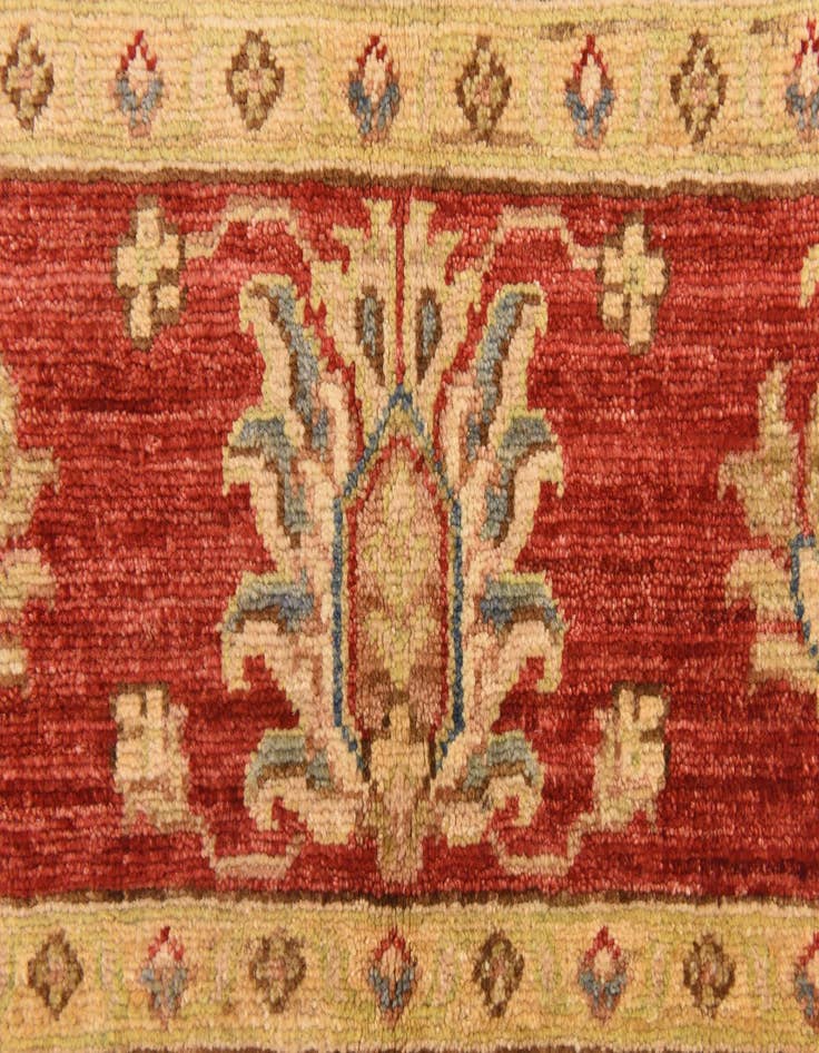 Detail image of  5' 1 x 6' 9  Hand Knotted Peshawar Ziegler Rug