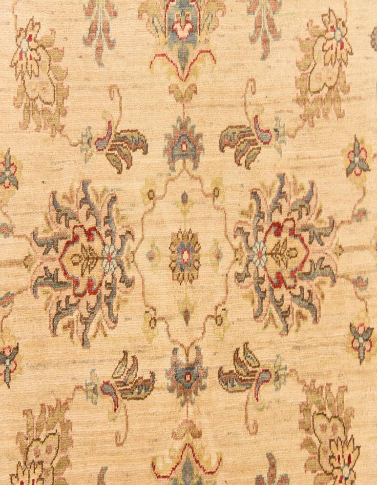 Detail image of  5' 1 x 6' 9  Hand Knotted Peshawar Ziegler Rug