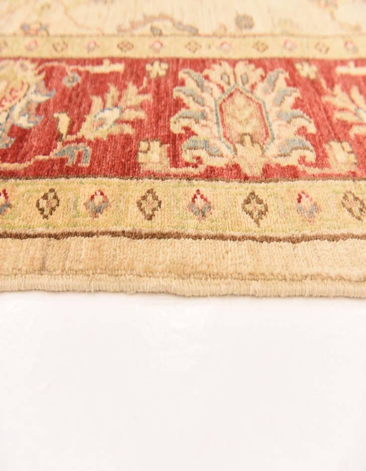 Detail image of  5' 1 x 6' 9  Hand Knotted Peshawar Ziegler Rug