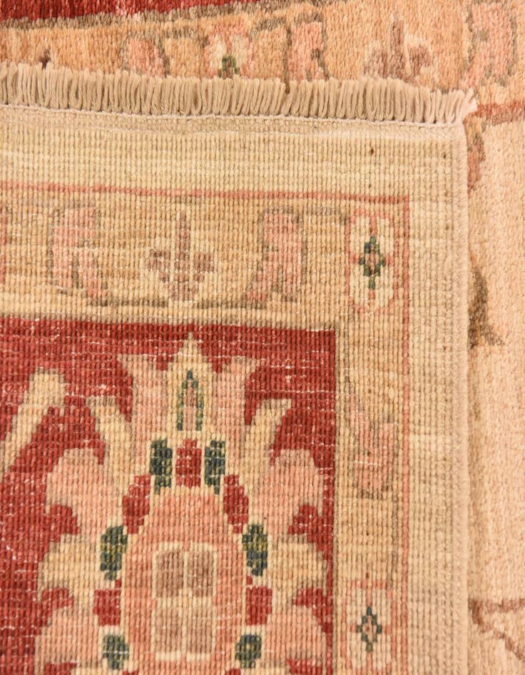 Detail image of  5' 1 x 6' 4  Hand Knotted Peshawar Ziegler Rug