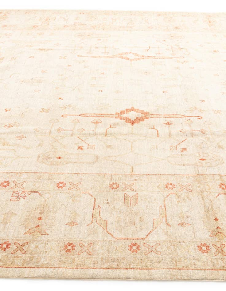 Detail image of  9' 10 x 17' 3  Hand Knotted Peshawar Ziegler Oriental Rug