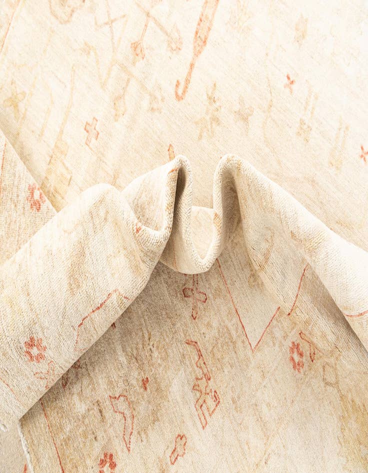 Detail image of  9' 10 x 17' 3  Hand Knotted Peshawar Ziegler Oriental Rug