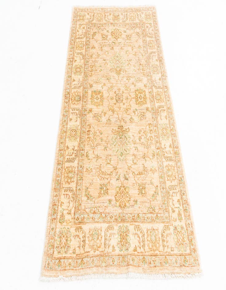 Detail image of  3' 2 x 5' 6  Hand Knotted Peshawar Ziegler Oriental Rug