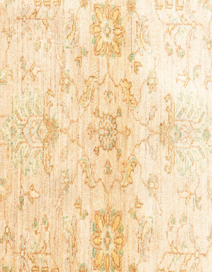 Detail image of  3' 2 x 5' 6  Hand Knotted Peshawar Ziegler Oriental Rug