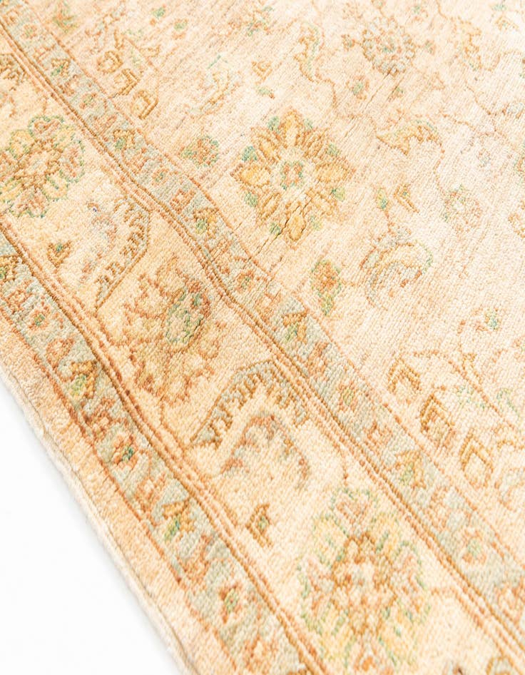 Detail image of  3' 2 x 5' 6  Hand Knotted Peshawar Ziegler Oriental Rug