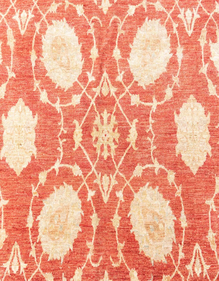 Detail image of  10' x 13' 4  Hand Knotted Peshawar Ziegler Rug