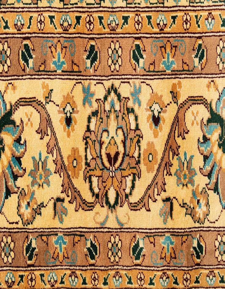 Detail image of  13' x 20' 6  Hand Knotted Peshawar Ziegler Rug