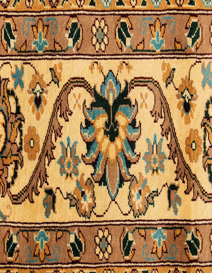 Detail image of  13' x 20' 6  Hand Knotted Peshawar Ziegler Rug