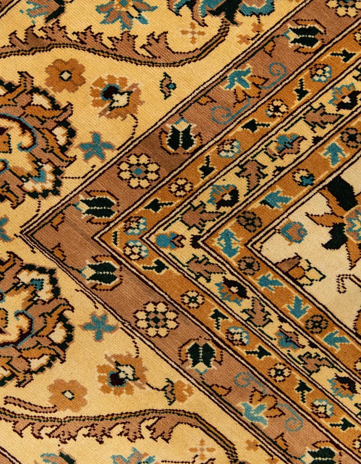 Detail image of  13' x 20' 6  Hand Knotted Peshawar Ziegler Rug