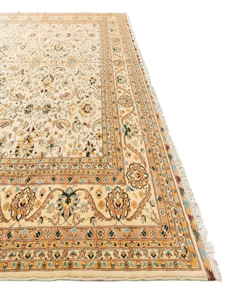 Detail image of  13' x 20' 6  Hand Knotted Peshawar Ziegler Rug