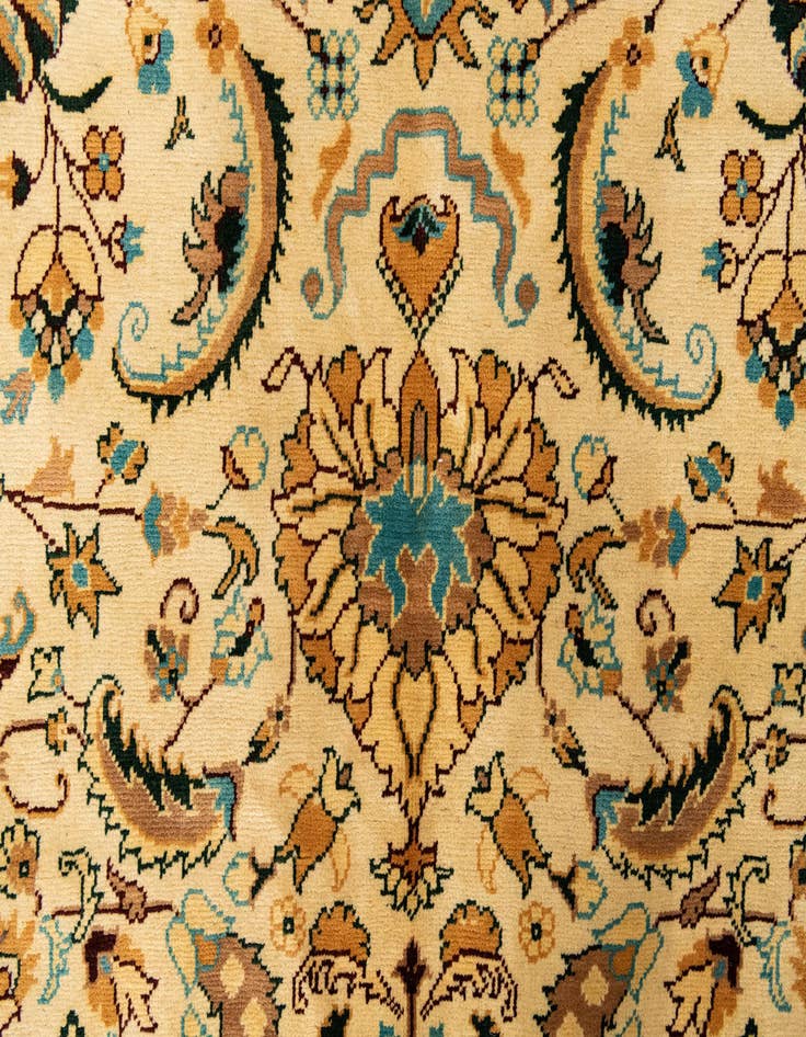 Detail image of  13' x 20' 6  Hand Knotted Peshawar Ziegler Rug