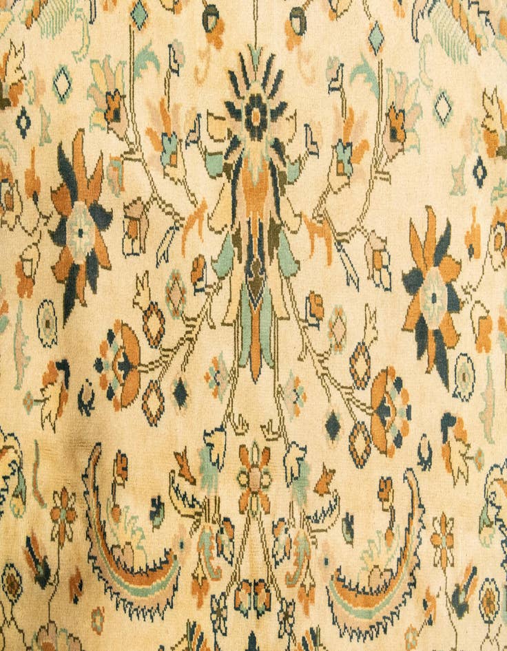Detail image of  16' 5 x 32' 9  Hand Knotted Peshawar Ziegler Rug